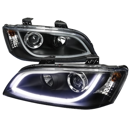 Spec-D Tuning 08-09 Pontiac G8 Projector Headlight - Black LHP-G808JM-TM